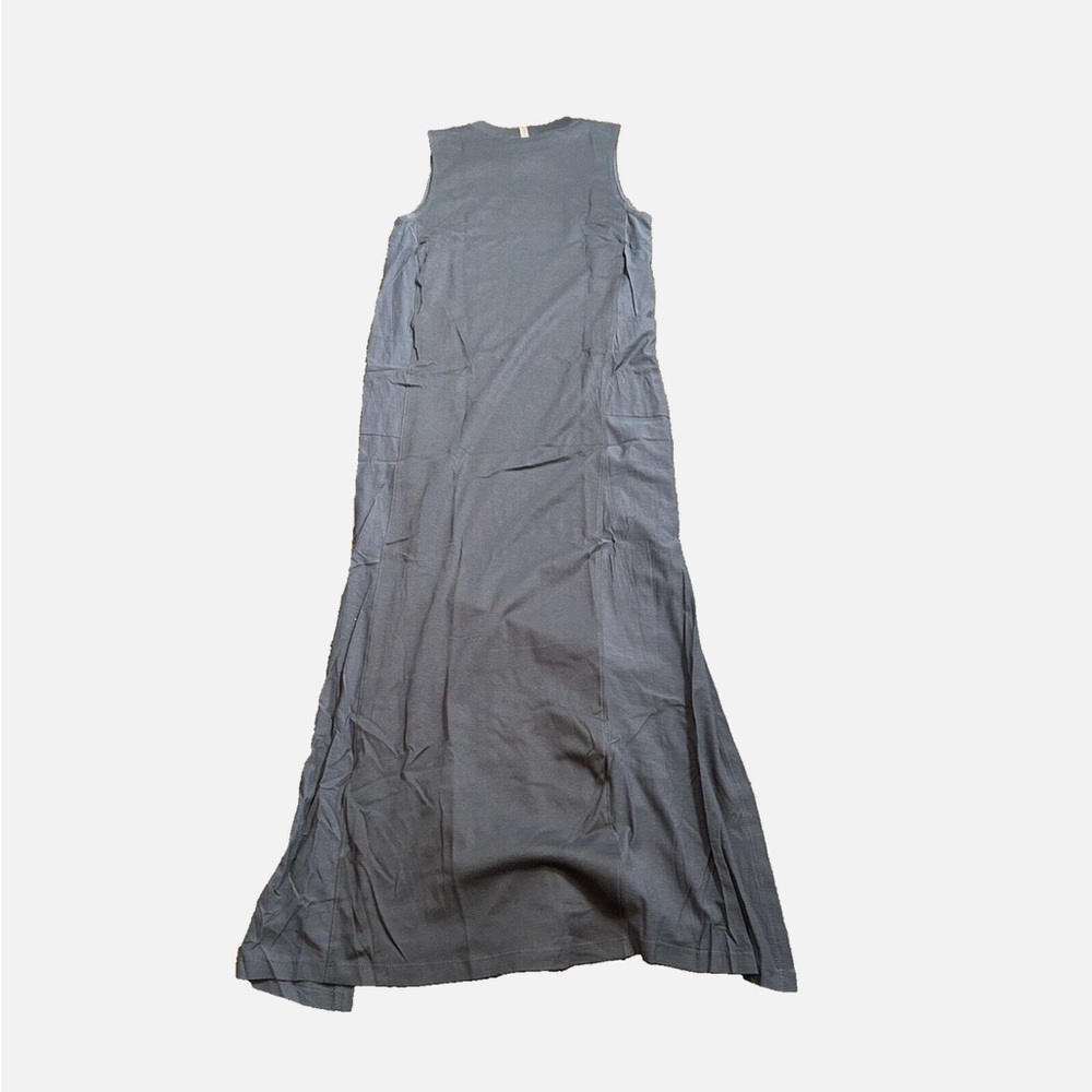 Lunya Womens Cool Panel Sleeveless Maxi Dress Grey Pockets XS - Picture 10 of 16